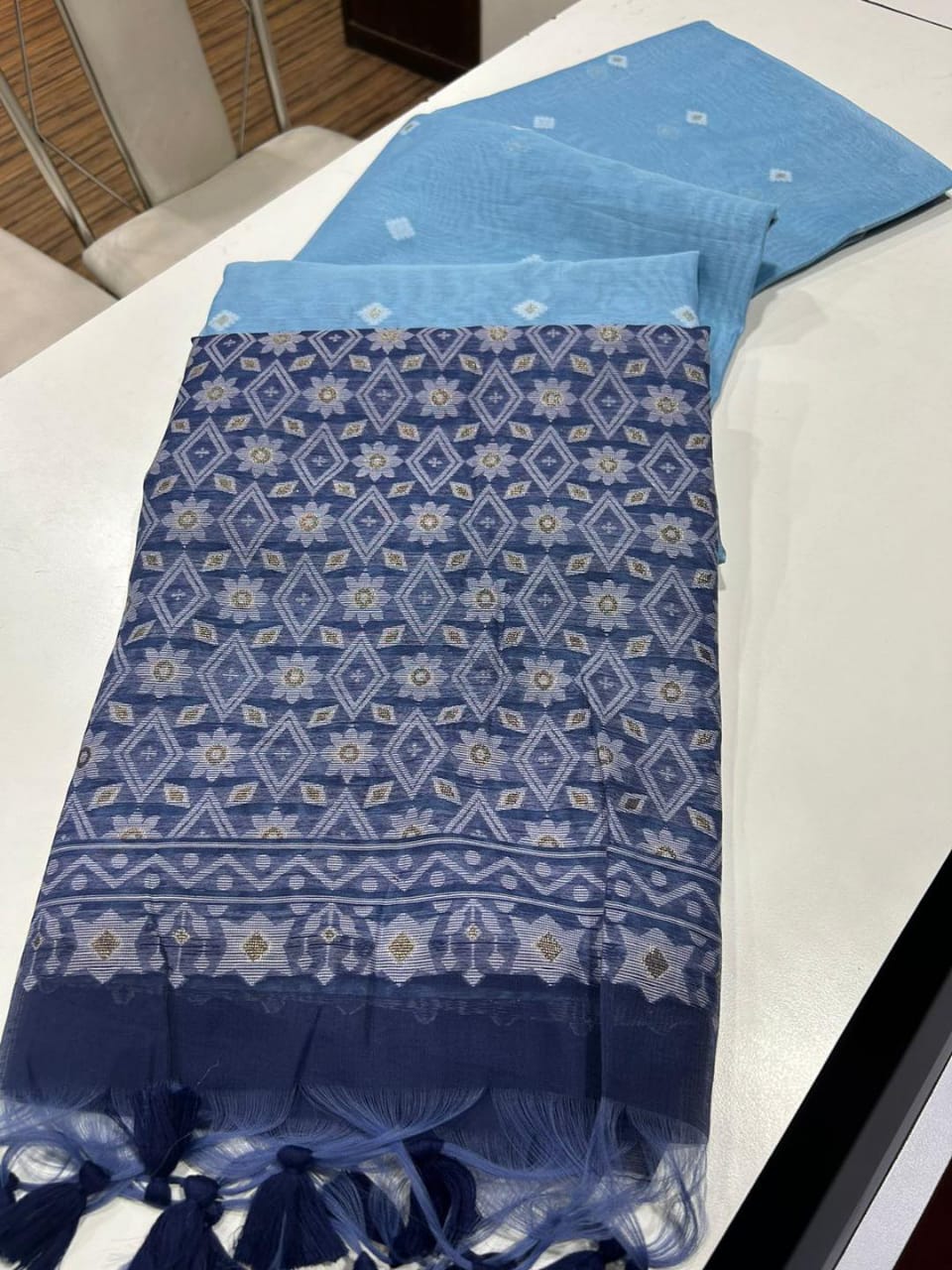 Soft Munga Cotton sarees - Eshana Collections