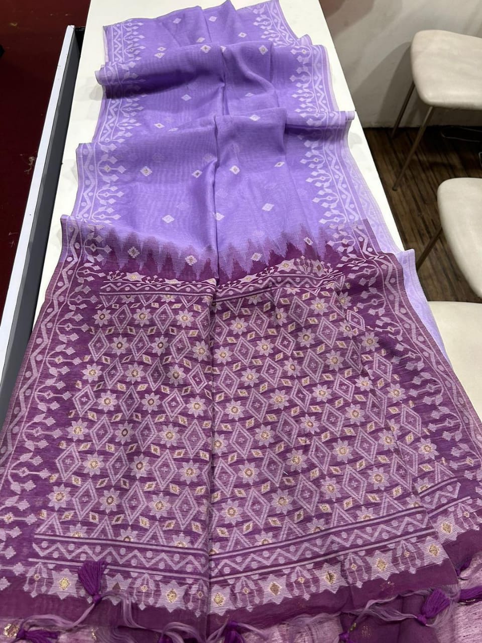 Soft Munga Cotton sarees - Eshana Collections