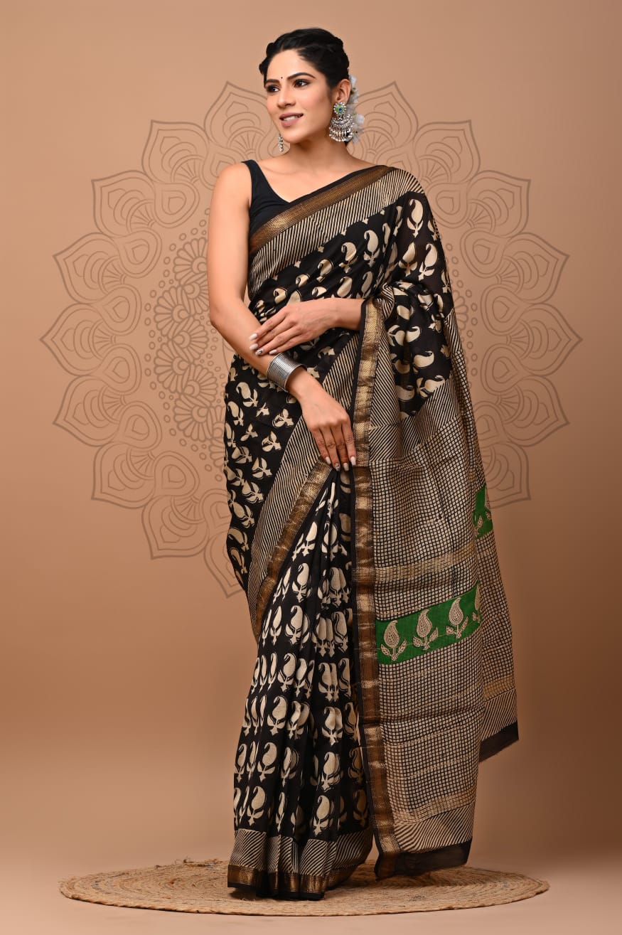 Maheshwari silk sarees - Eshana Collections