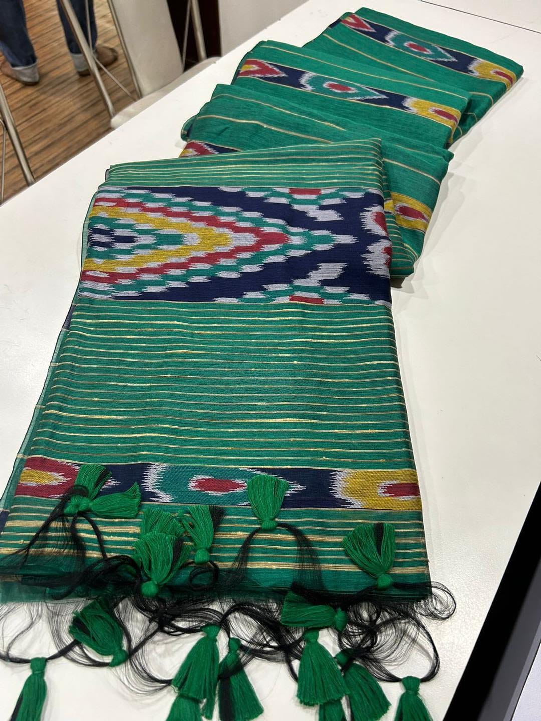 Ikkat cotton sarees - Eshana Collections