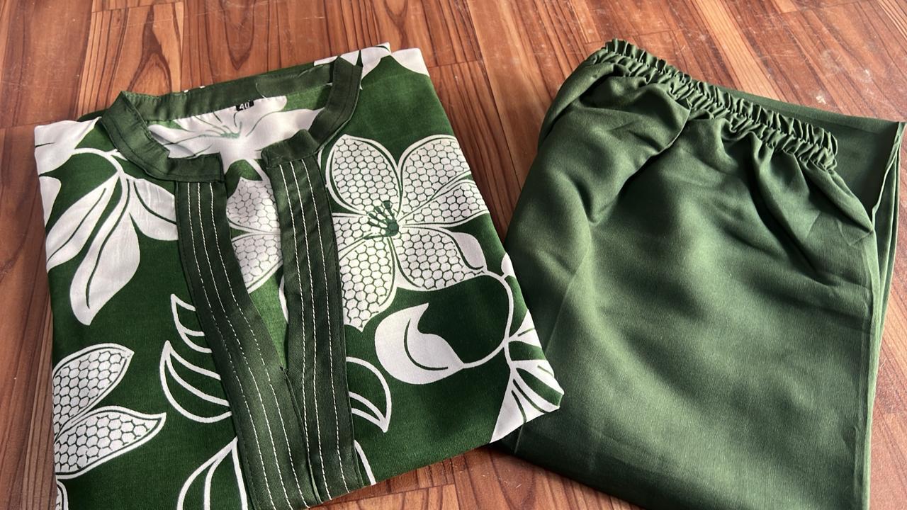 Kurti pant set - Eshana Collections