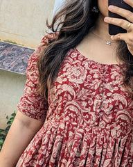 Simple anarkali kurti - Eshana Collections