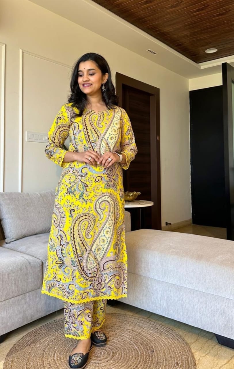Co-ord sets/ kurti palazzo set - Eshana Collections