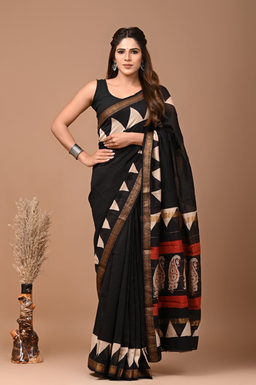 Maheshwari silk sarees - Eshana Collections