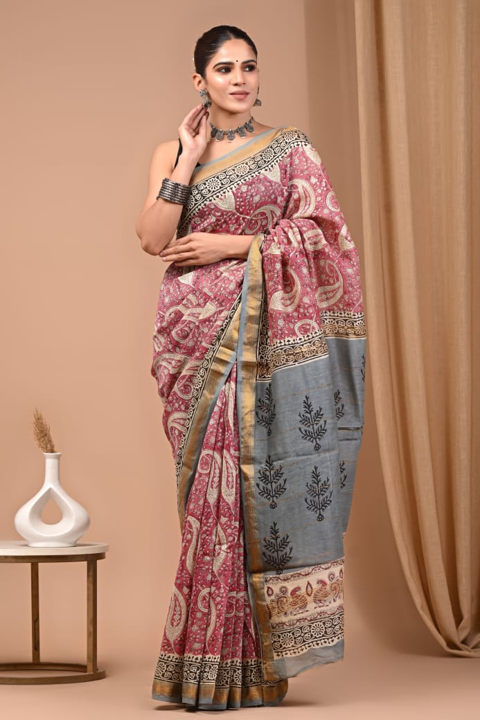 Maheshwari silk sarees - Eshana Collections