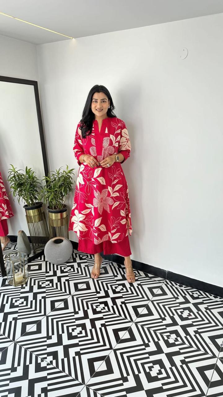 Kurti pant set - Eshana Collections