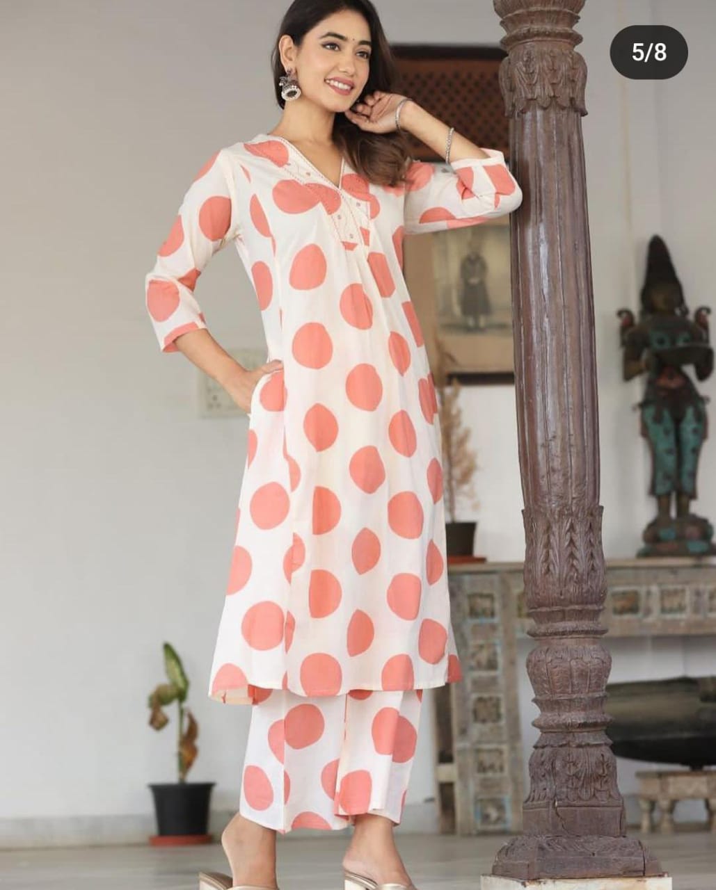 Kurti palazzo - Eshana Collections