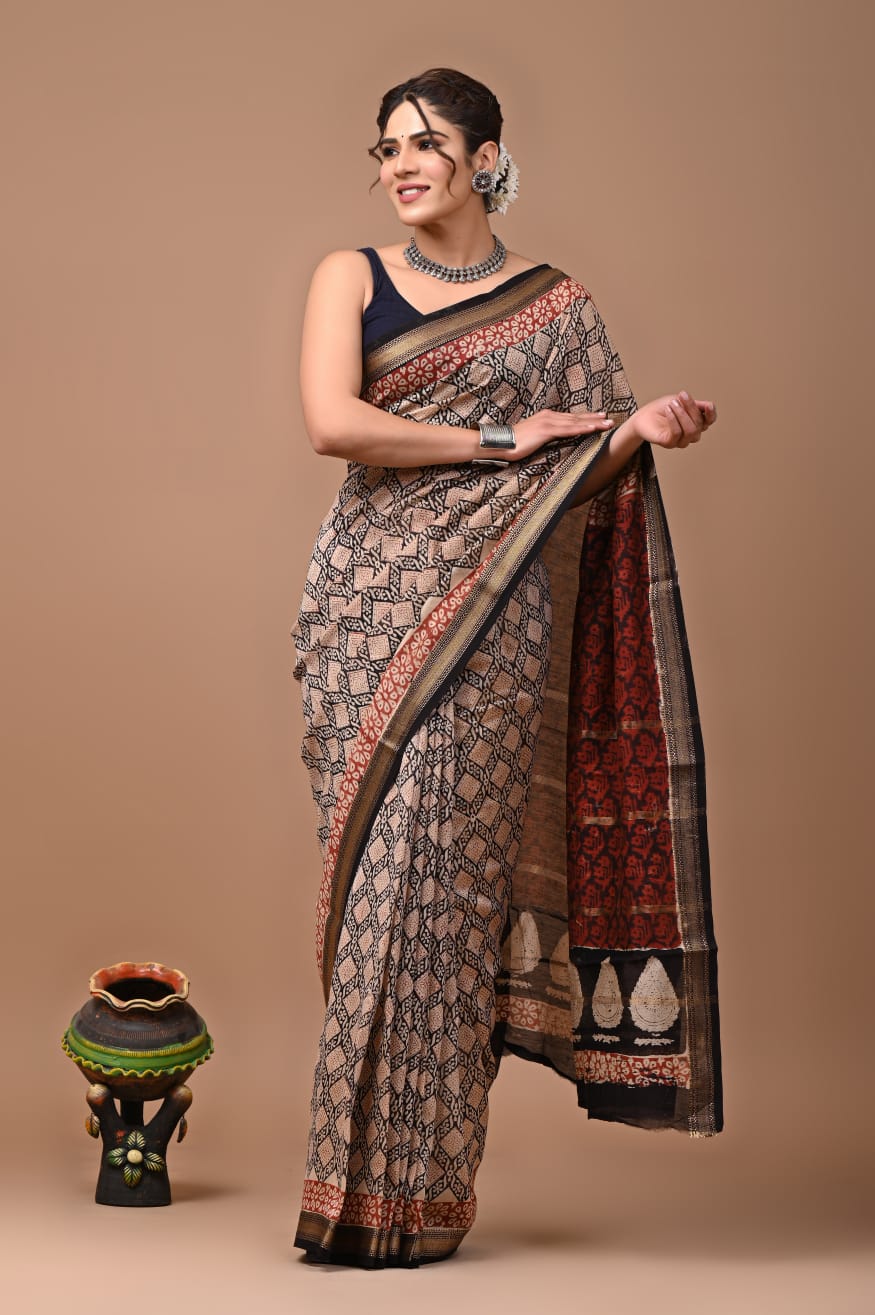 Maheshwari silk sarees - Eshana Collections