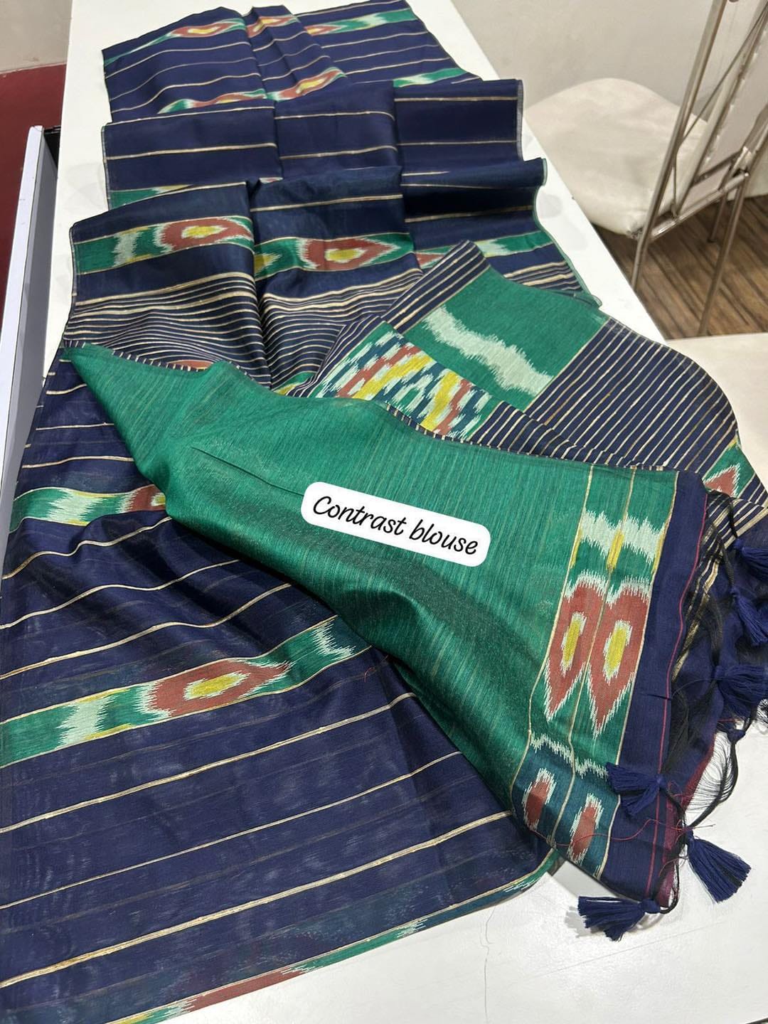 Ikkat cotton sarees - Eshana Collections