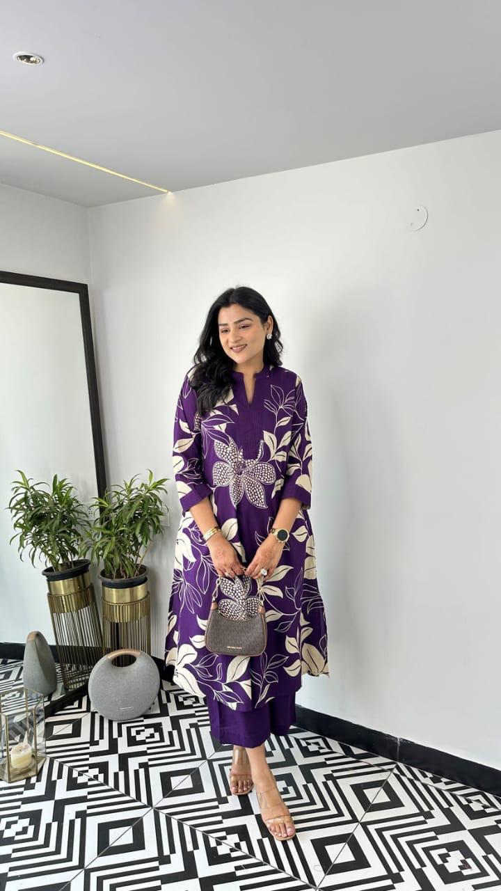 Kurti pant set - Eshana Collections