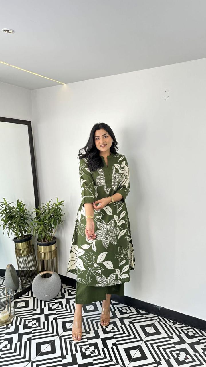 Kurti pant set - Eshana Collections