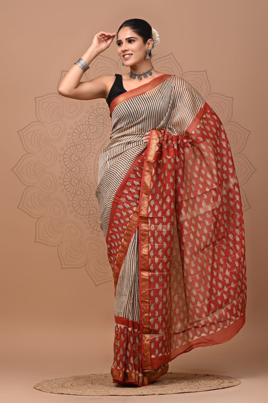 Maheshwari silk sarees - Eshana Collections