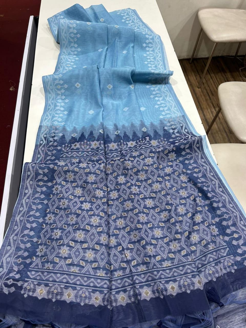 Soft Munga Cotton sarees - Eshana Collections