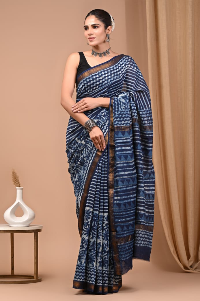 Maheshwari silk saree - Eshana Collections