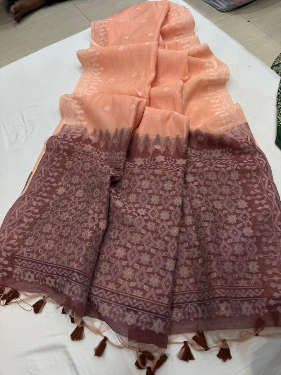 Soft Munga Cotton sarees - Eshana Collections