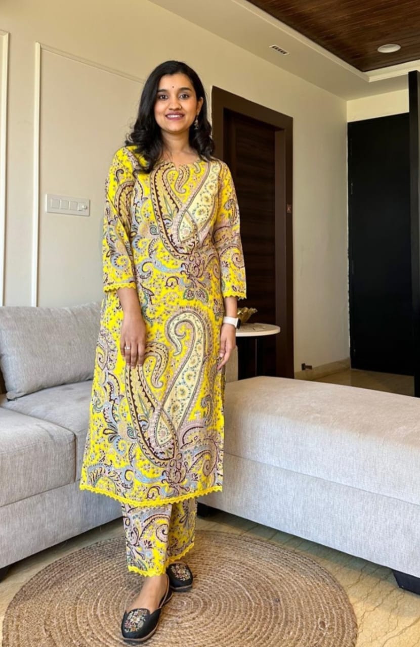 Co-ord sets/ kurti palazzo set - Eshana Collections