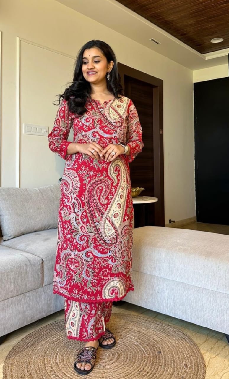 Co-ord sets/ kurti palazzo set - Eshana Collections