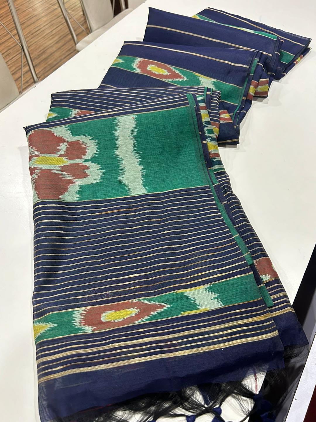 Ikkat cotton sarees - Eshana Collections