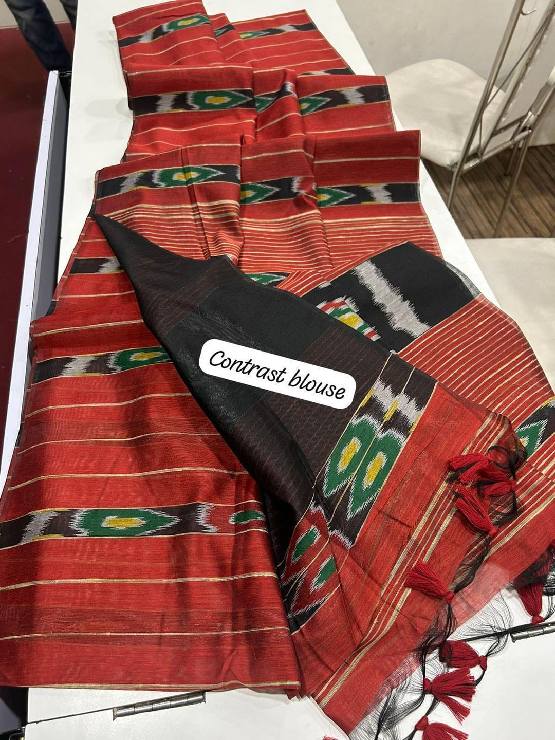 Ikkat cotton sarees - Eshana Collections