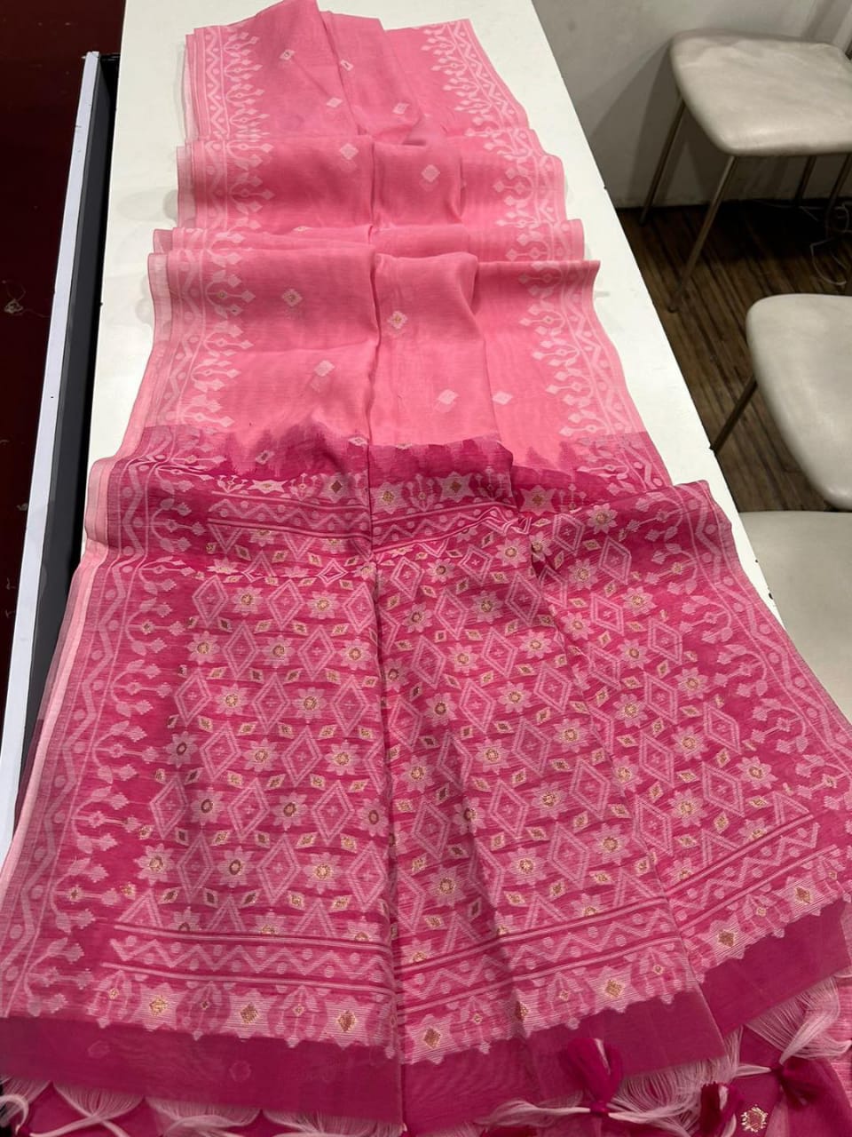 Soft Munga Cotton sarees - Eshana Collections