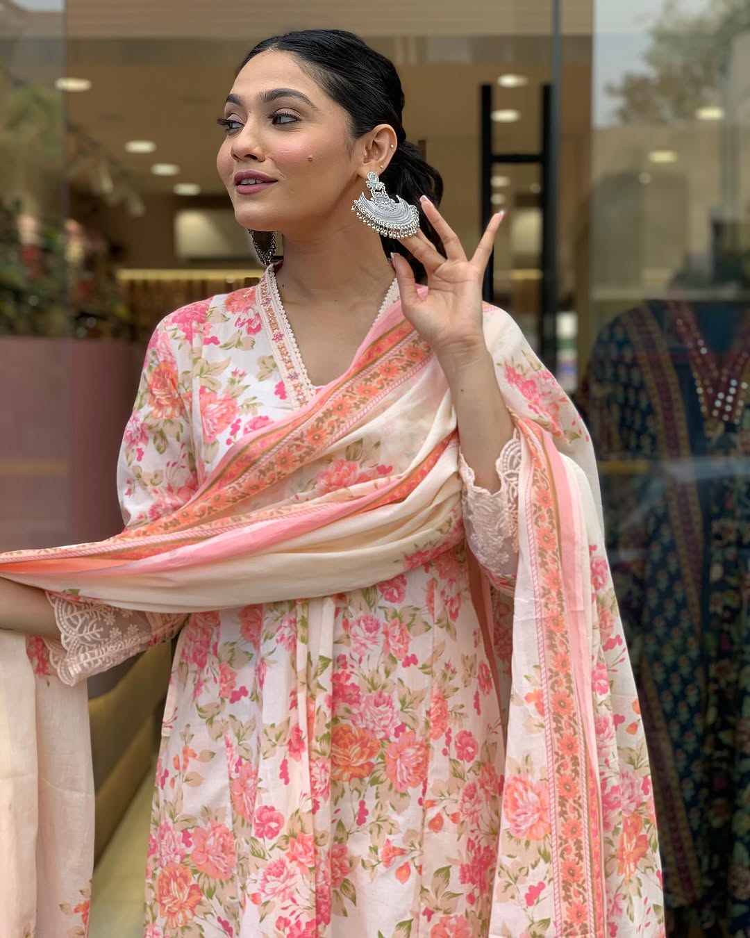Anarkali suits with dupatta - Eshana Collections