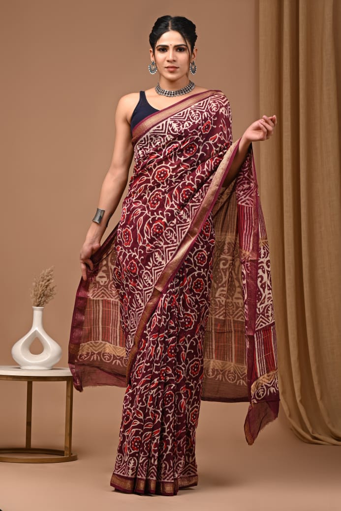 Maheshwari silk sarees - Eshana Collections