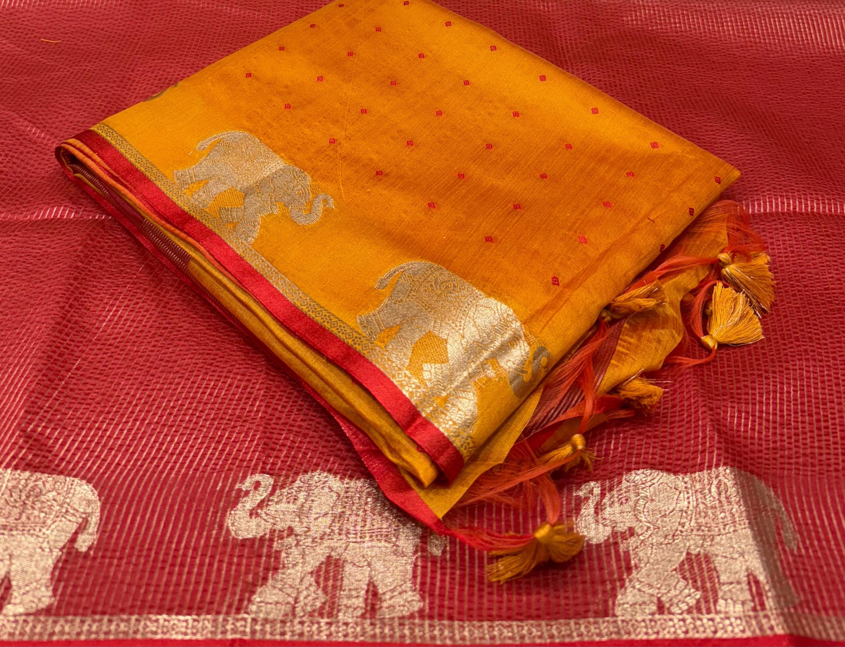 Bandhani silk sarees - Eshana Collections