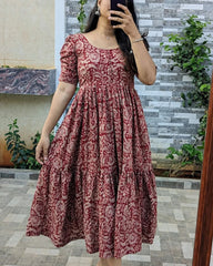 Simple anarkali kurti - Eshana Collections