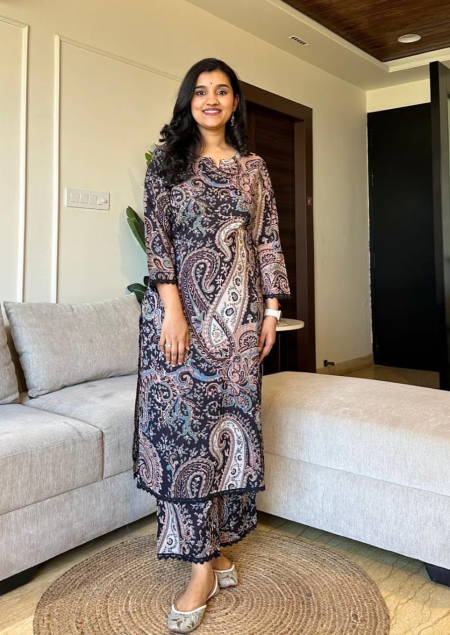 Co-ord sets/ kurti palazzo set - Eshana Collections
