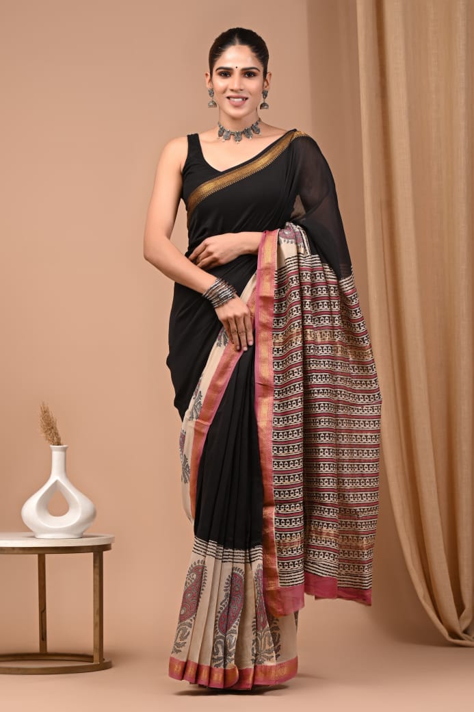 Maheshwari silk saree - Eshana Collections