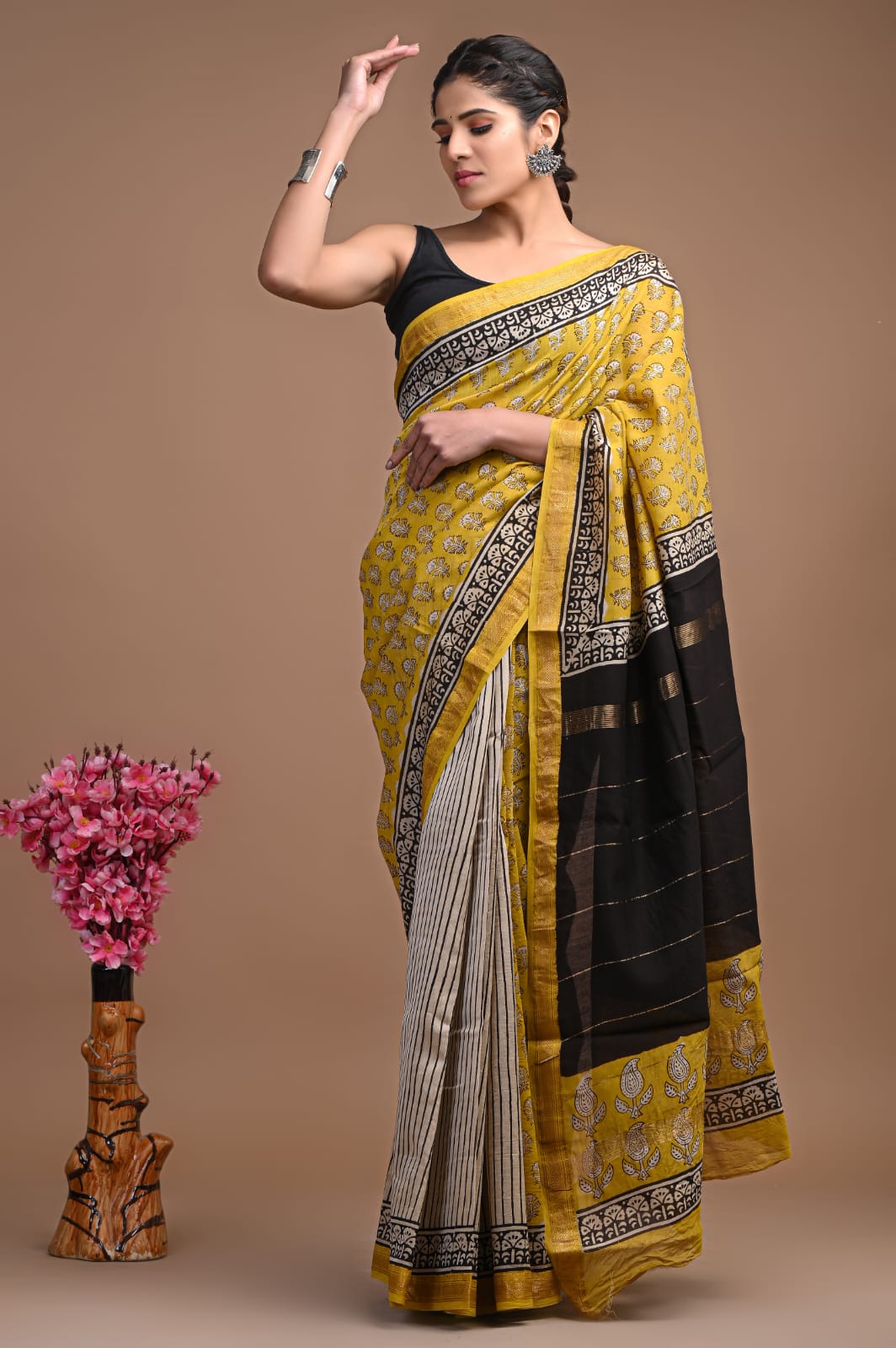 Maheshwari silk sarees - Eshana Collections
