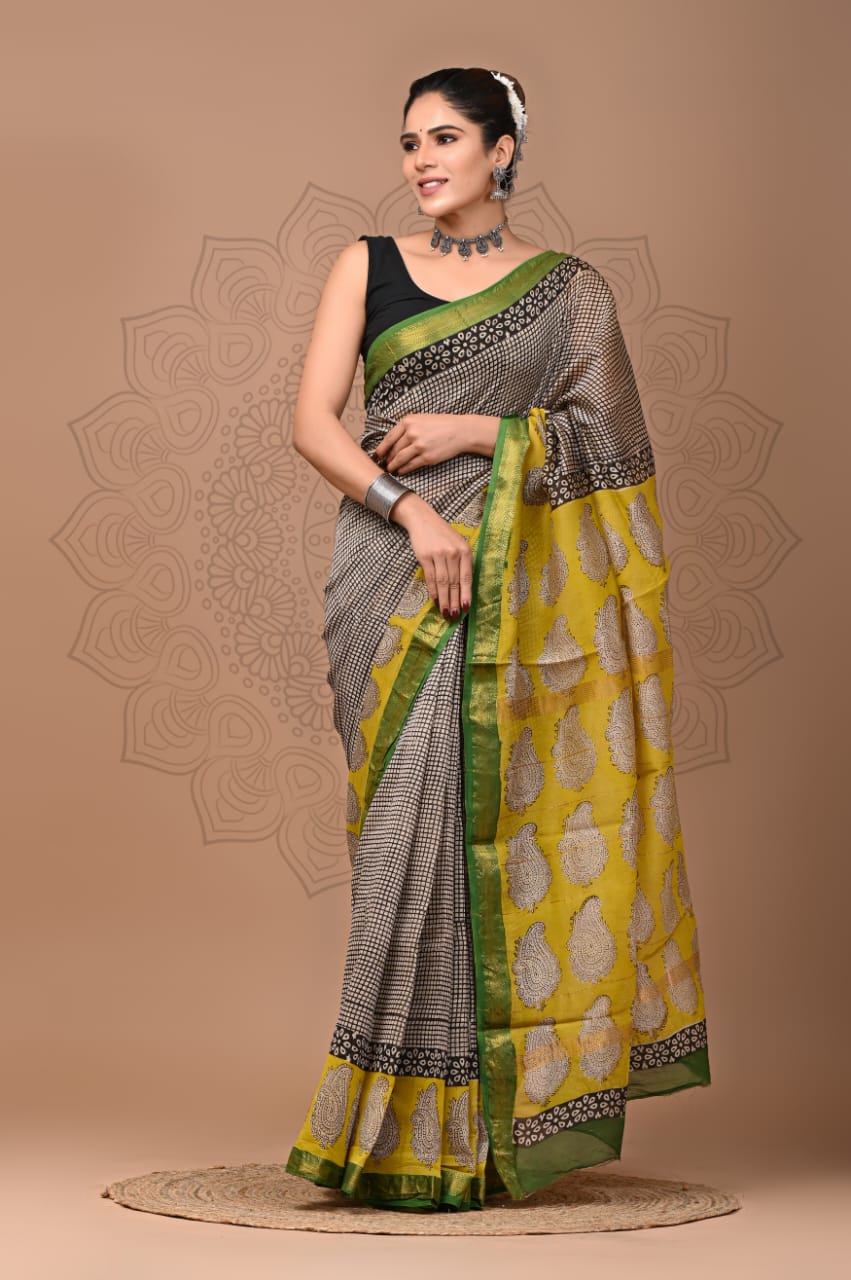 Maheshwari silk sarees - Eshana Collections