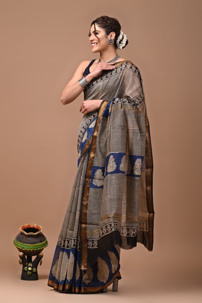Maheshwari silk sarees - Eshana Collections
